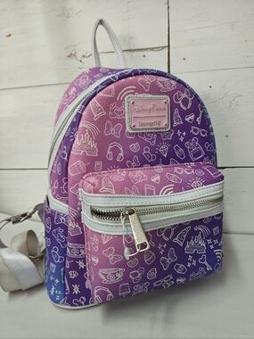 Loungefly Disney Parks Ombre Icons Mini Backpack